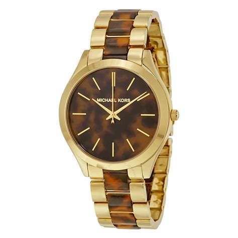 michael kors tortoise watch|michael kors mk4284.